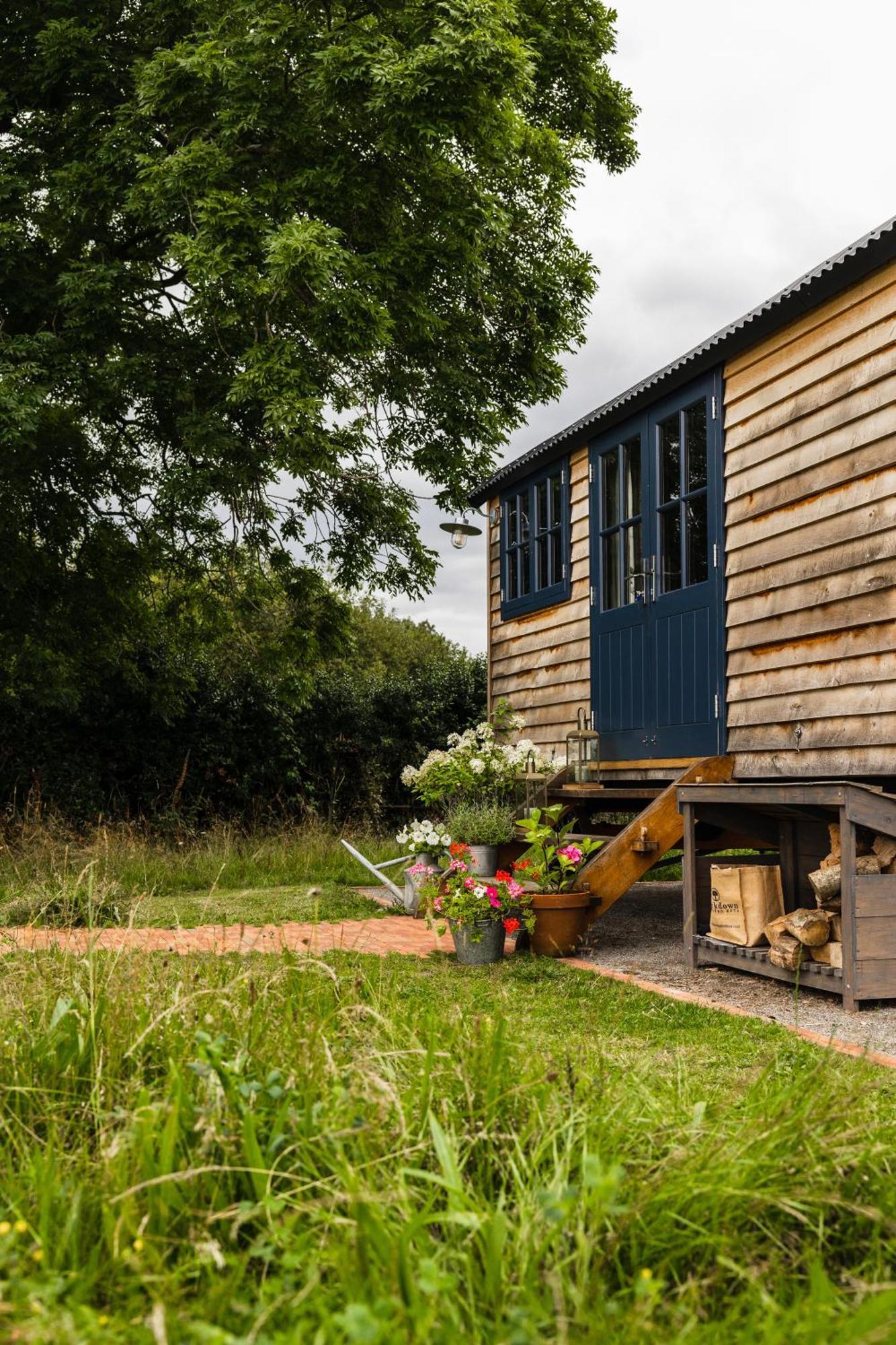 Toadland Shepherd Huts Durham Eksteriør bilde